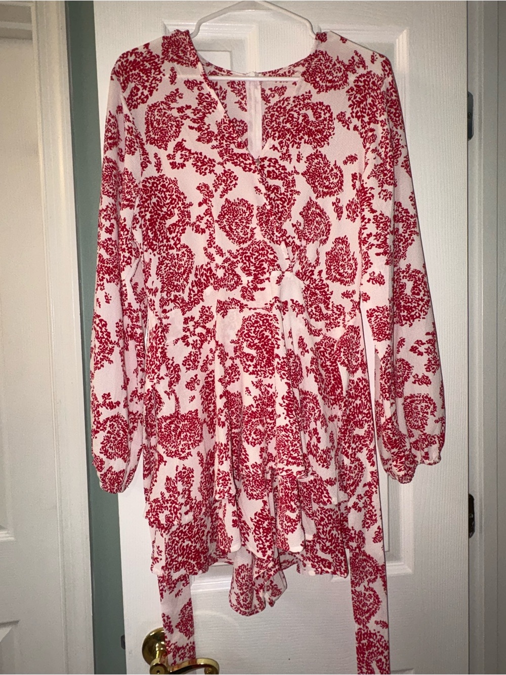 Women’s Floral Tiered Romper